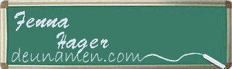 Fenna Hager Visitenkarte